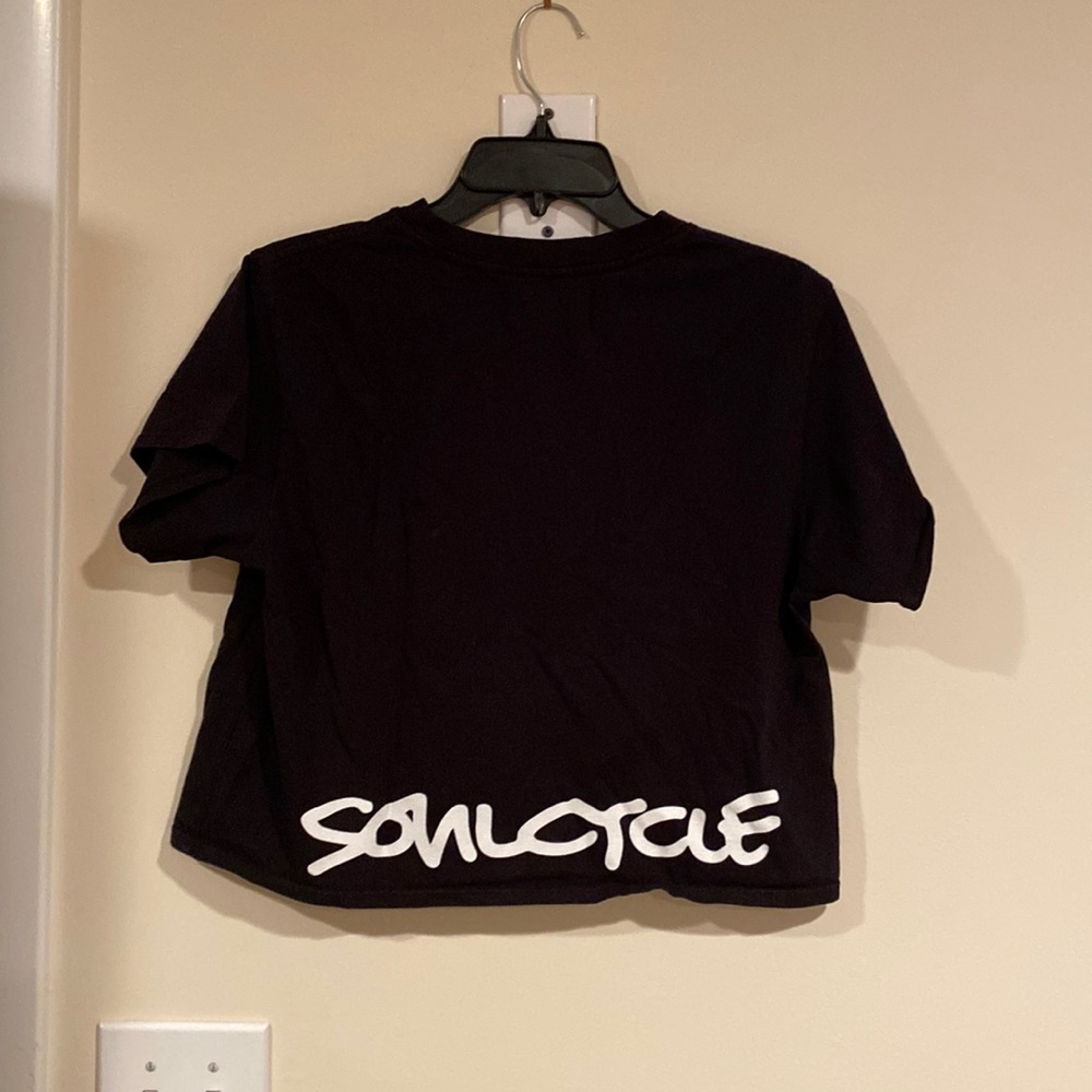 SoulCycle crop tee shirt